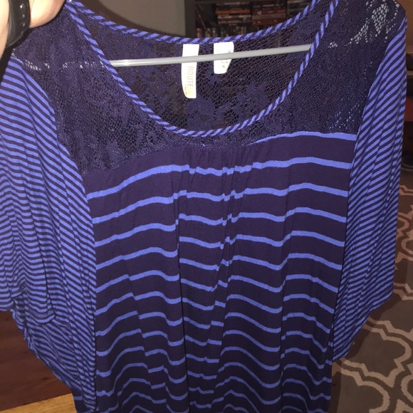 Route 66 Tops - Soft blue shirt